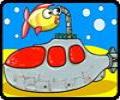 Пазл - Подводная лодка и рыбка